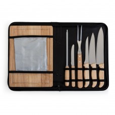 Kit Talheres Para Churrasco com 8 peças